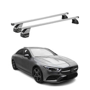 Menabo Dachträger Grundtäger für Mercedes CLA C118 2019-2026 75kg Stahl Grau 2x
