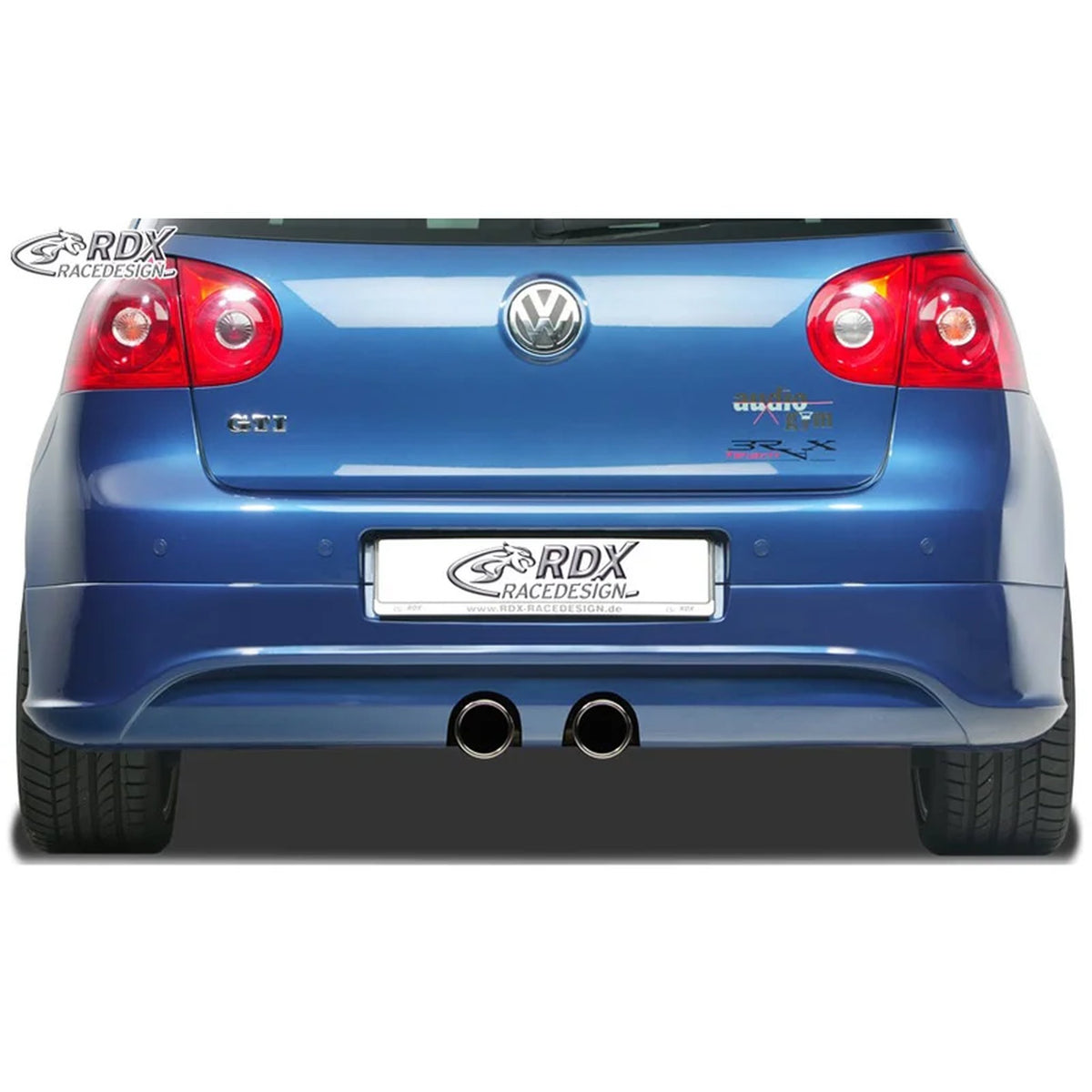 RDX Heckschürzenansatz für VW Golf V R32 Schrägheck 3-5tür 2003-08 R32 Auspuff