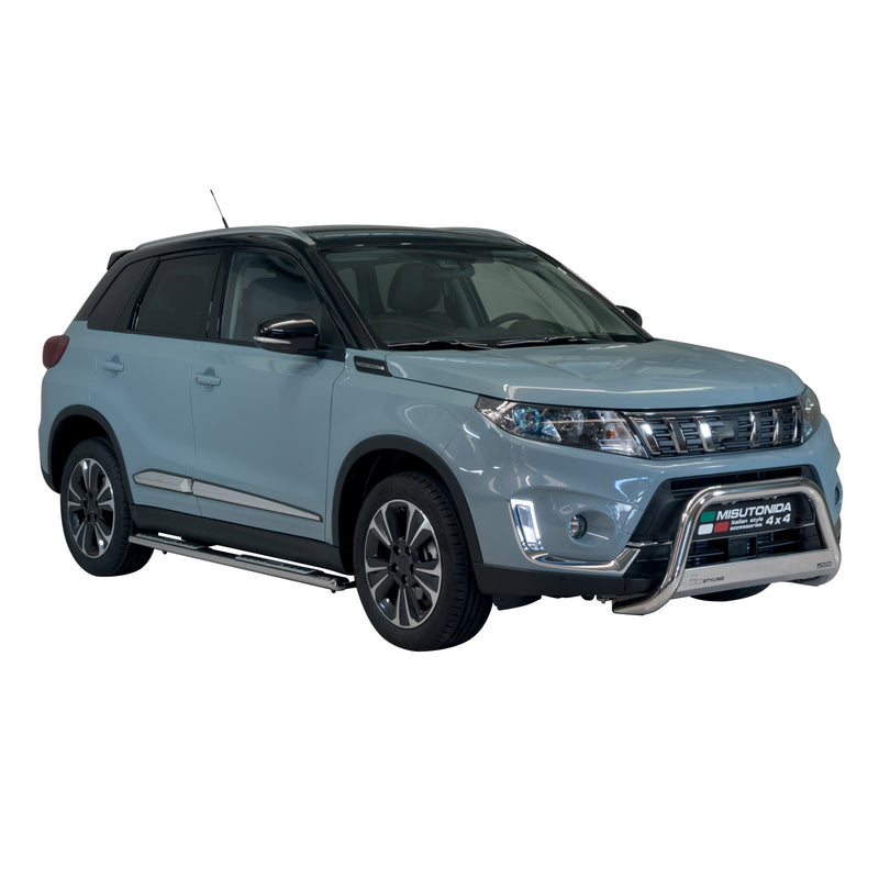 Frontbügel Frontschutzbügel für Suzuki Vitara 2019-2025 ø63mm Stahl Silber