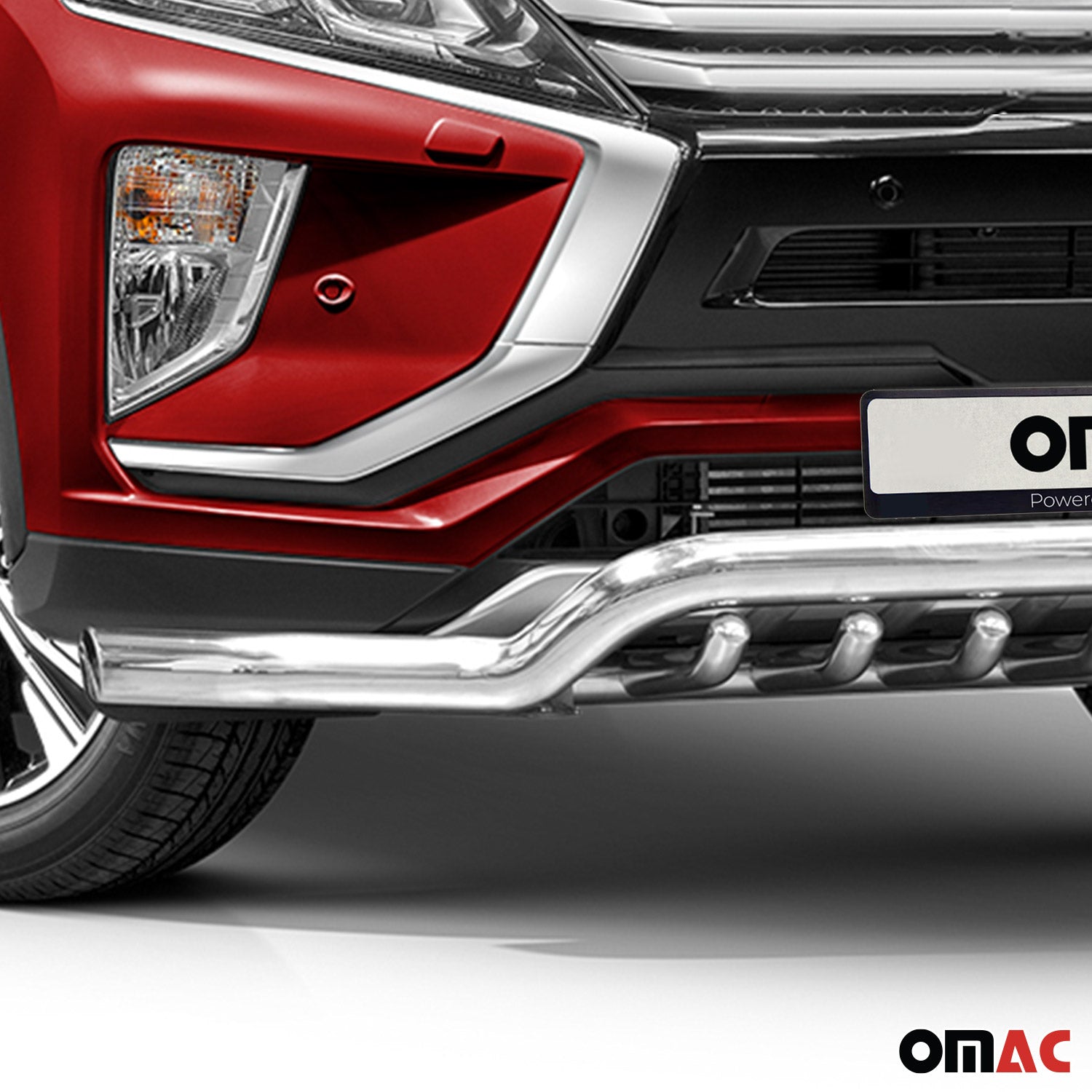 Frontschutzbügel Frontbügel für Mitsubishi Eclipse Cross 2018-2019 ABE Silber