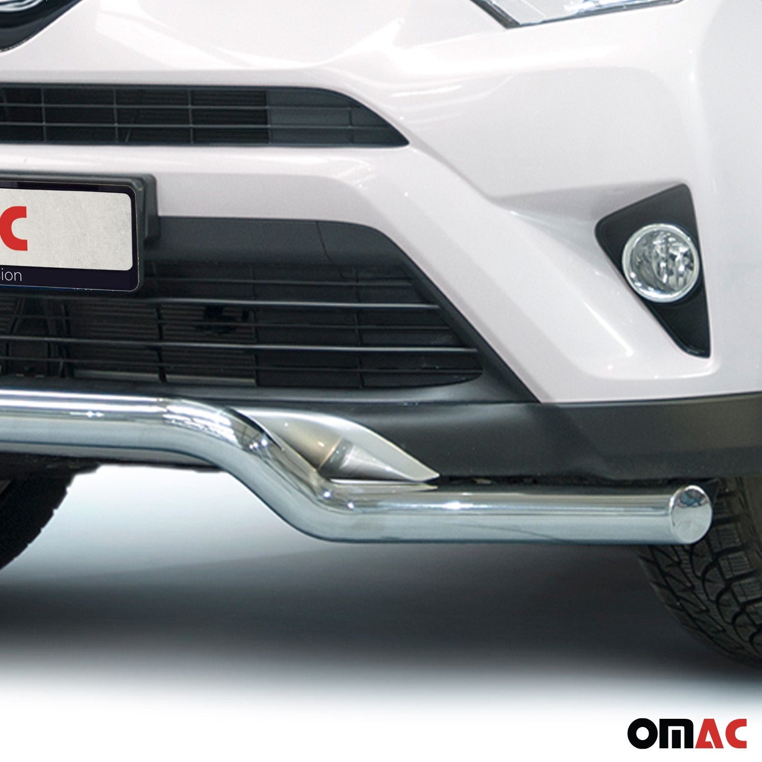Frontbügel Frontschutzbügel Schutz für Toyota RAV4 2015-2018 Stahl ABE Silber