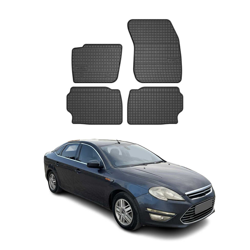 OMAC Gummi Fußmatten für Ford Mondeo mk4 2007-2014 Automatten Gummi Schwarz 4x