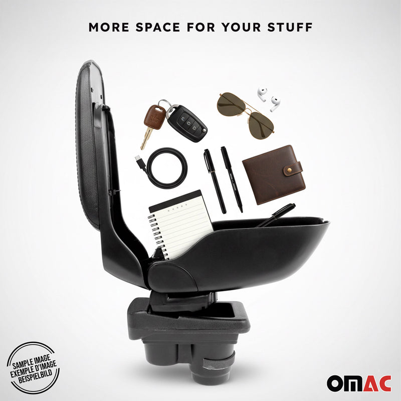 Mittelarmlehne Armlehne für Dacia Sandero & Sandero Stepway 2012-2016 Schwarz