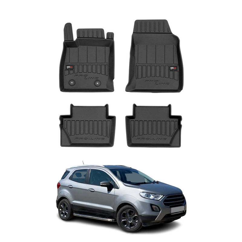 OMAC Gummi Fußmatten für Ford Ecosport 2014-2024 Premium TPE Automatten 4tlg