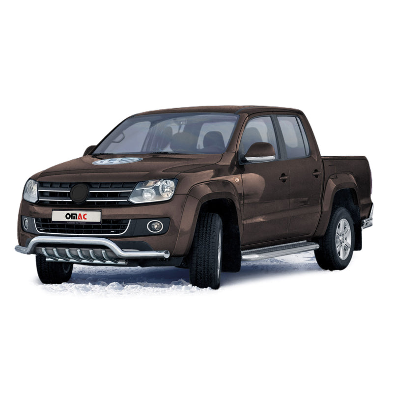 Frontschutzbügel Frontbügel für VW Amarok 2010-2016 mit ABE Stahl Silber