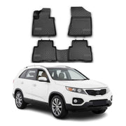 OMAC Gummimatten Fußmatten für Kia Sorento 2012-2015 TPE Automatten Schwarz 4x