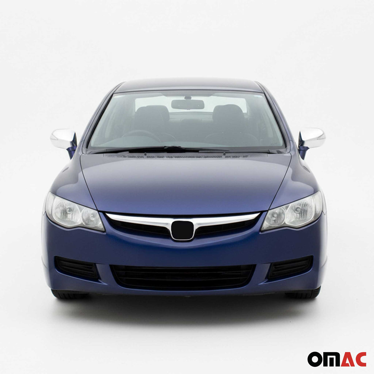 Spiegelkappen Spiegelabdeckung für Honda Civic mk8 Limo 2006-11 Pre-FL Chrom Abs