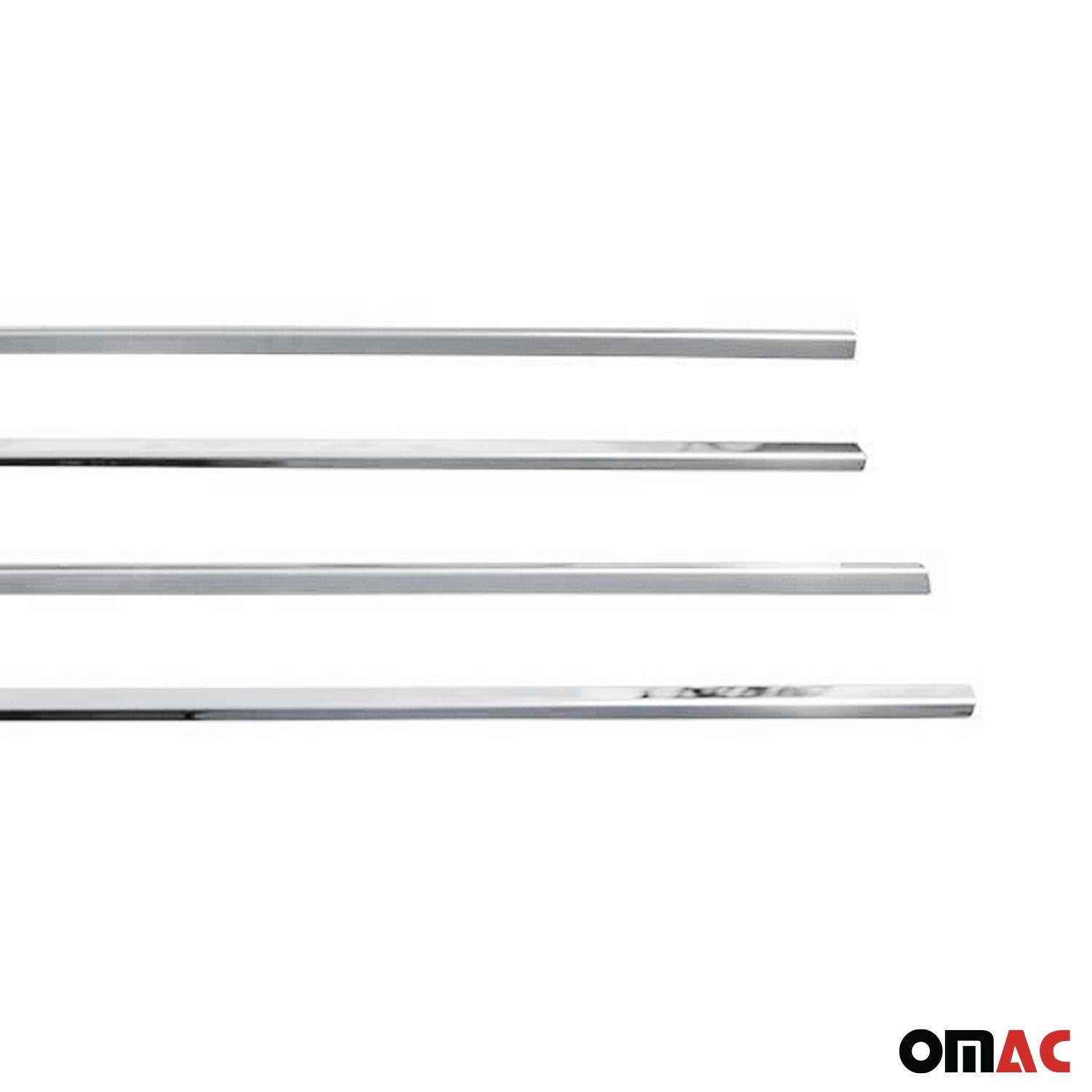 Fensterleisten Zierleisten für Toyota Corolla Verso 2004-2009 Edelstahl Chrom 4x