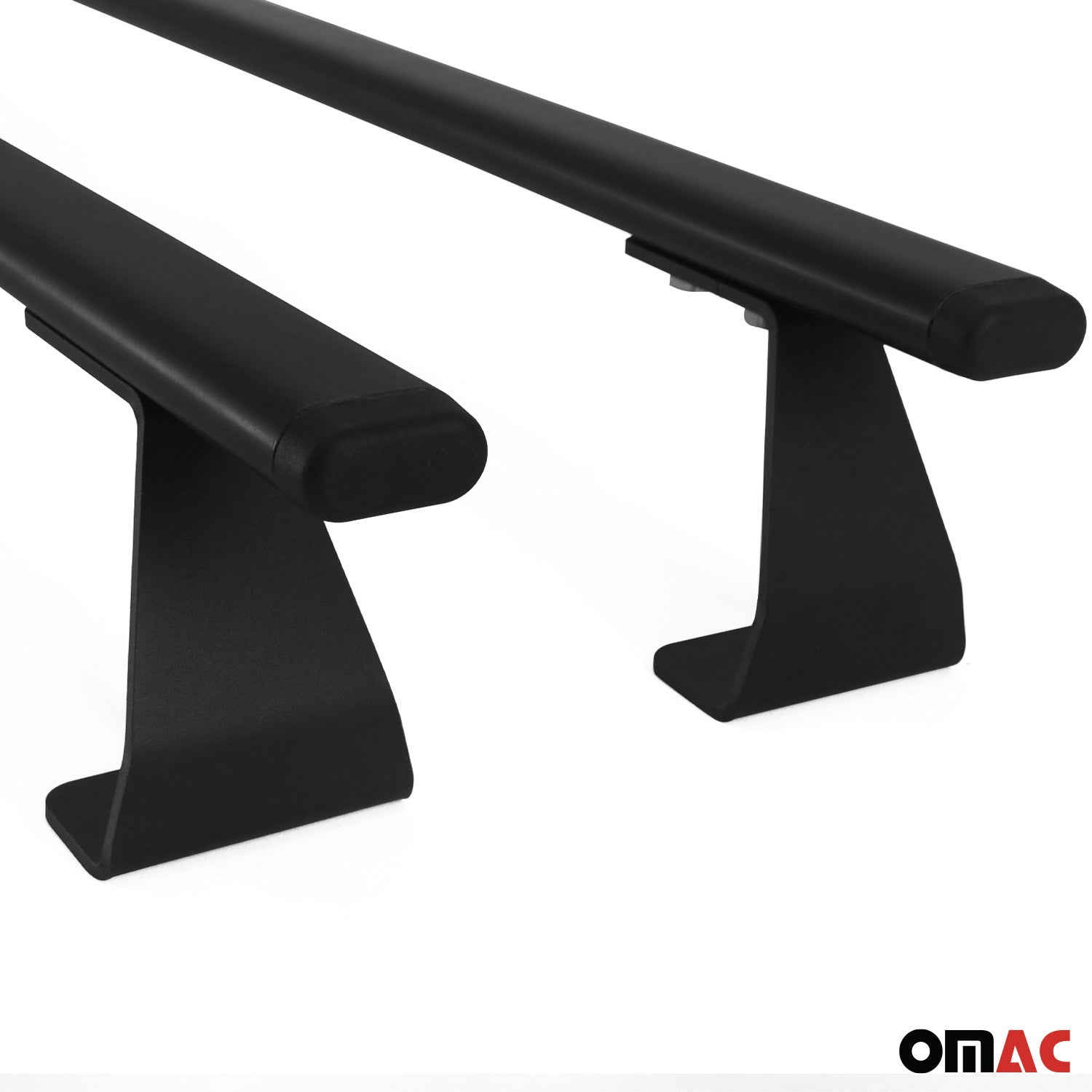 Dachträger Grundtäger für VW Transporter T7 2023-2026 75kg Stahl Schwarz 2 tlg