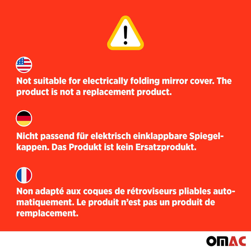 Spiegelkappen Spiegelabdeckung für Mini Clubman R55 2007-2014 Edelstahl Silber