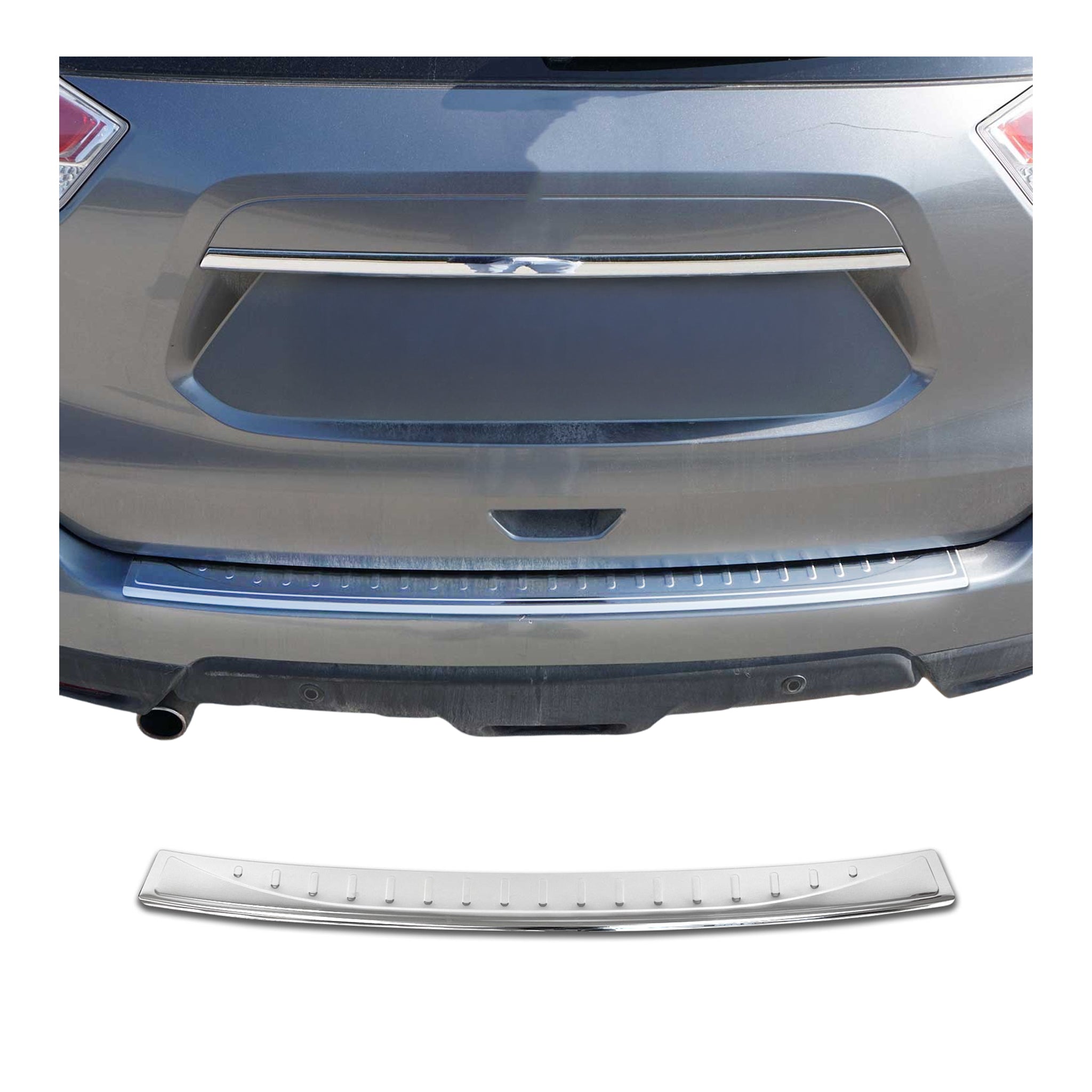 Ladekantenschutz Stoßstange für Nissan X-Trail III T32 2013-2021 Edelstahl Chrom