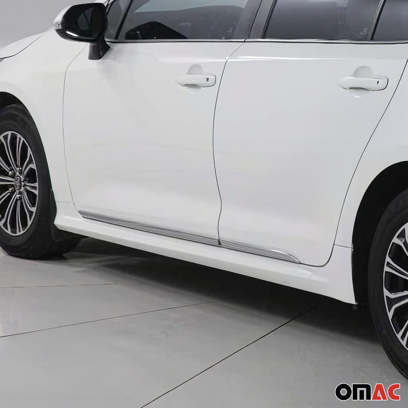 Seitentürleiste Türschutzleiste für Toyota Corolla Limo 2019-2025 Edelstahl 4x