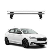 Menabo Dachträger Grundtäger für Skoda Fabia mk4 2022-2026 Aluminium Silber 2tlg