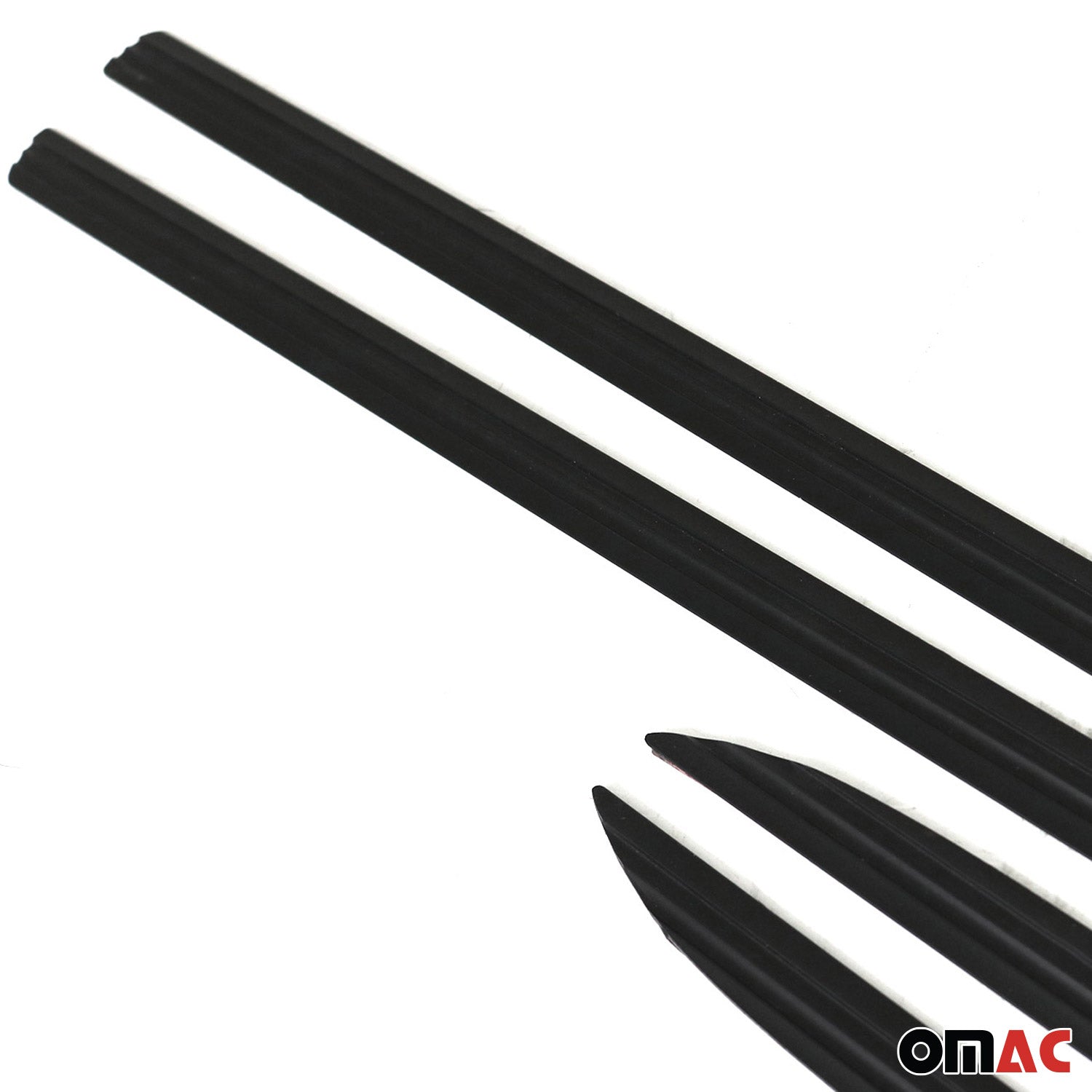 Seitentürleiste Türleisten Türschutz für VW Sharan 2010-2023 Alu Schwarz 4x