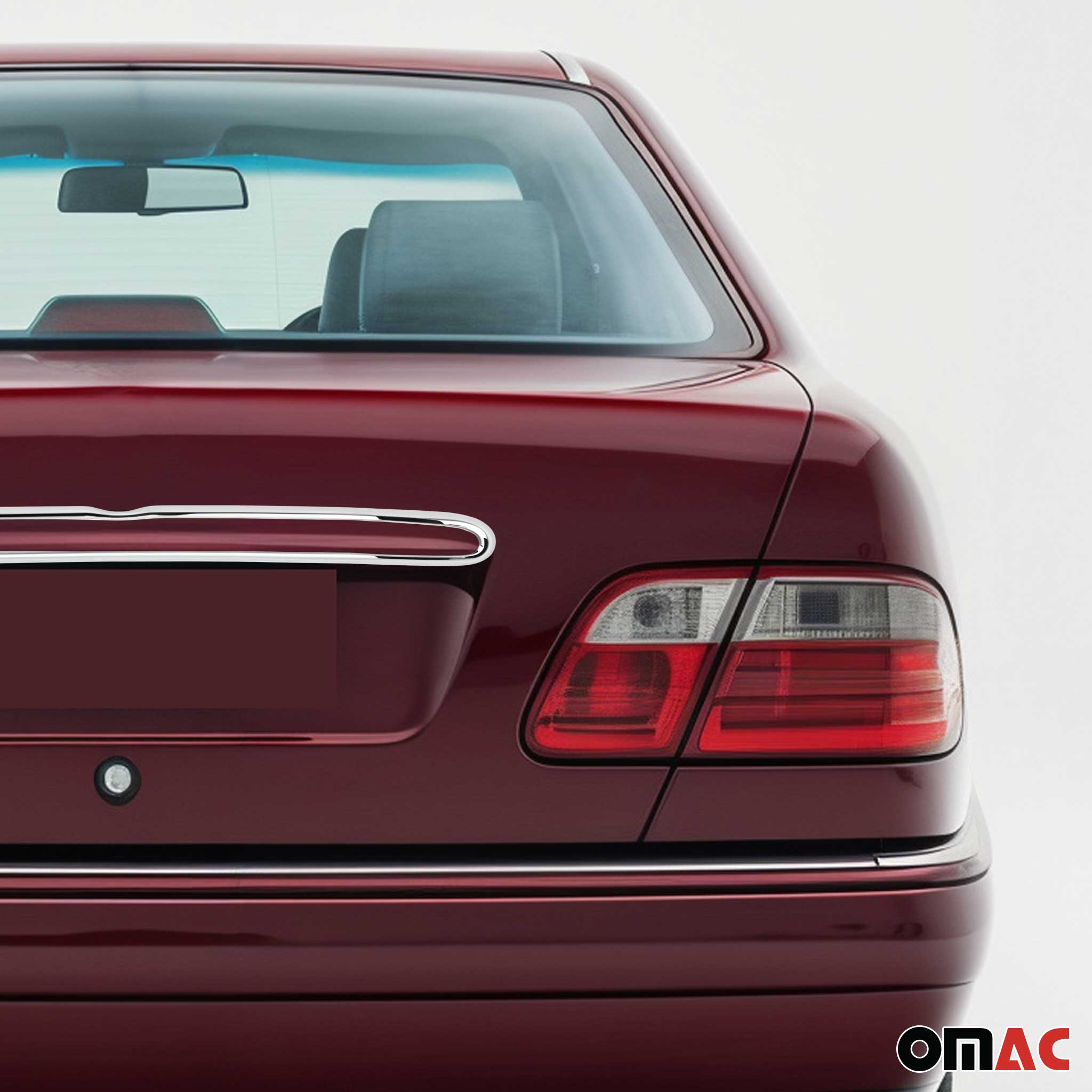 Kofferraumleiste Heckleiste für Mercedes E Klasse W210 1995-2002 Chrom ABS