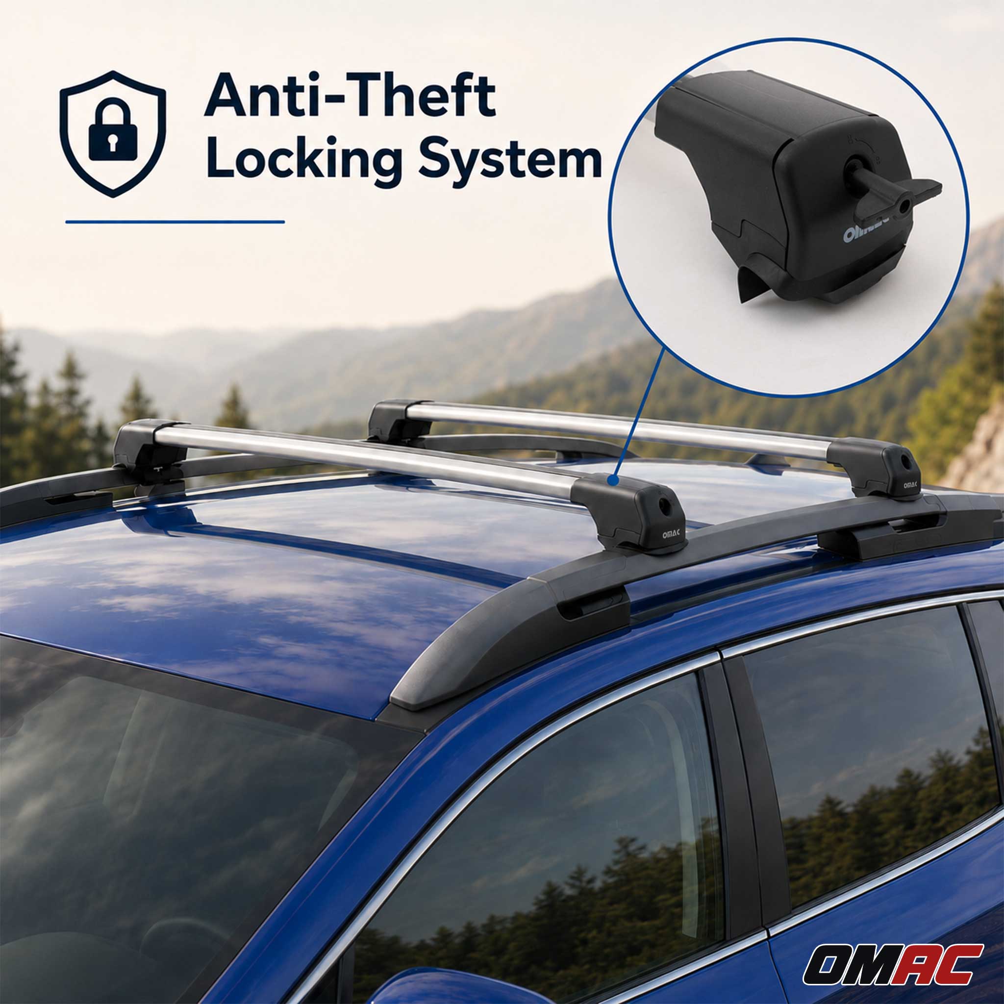 Dachträger Grundträger für Citroen C4 Picasso 2006-2013 Aluminium 75kg Grau 2tlg