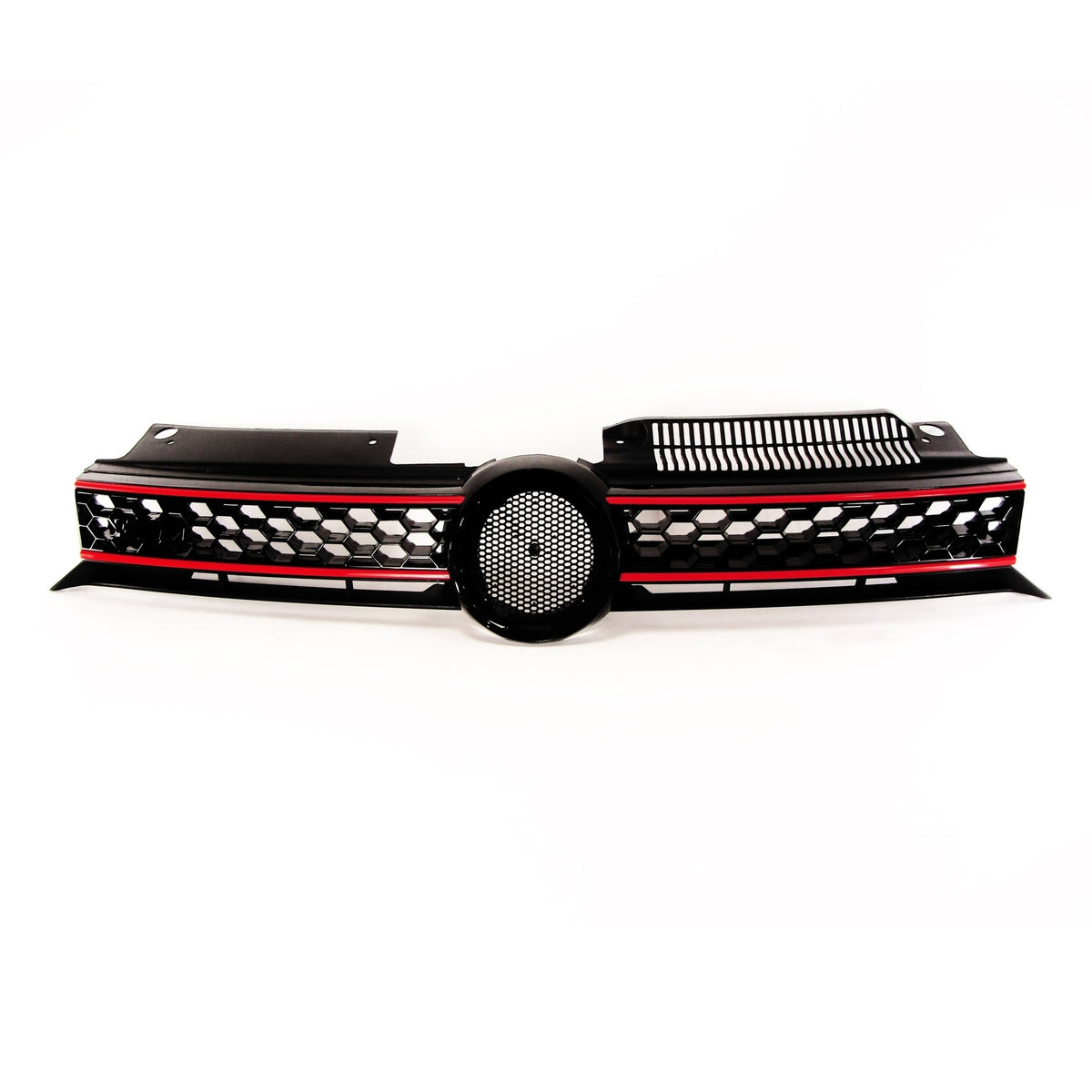 JOM Kühlergrill Kühlergitter für VW Golf 6 GTi 2008-2012 Wabengitter mit ABE ABS
