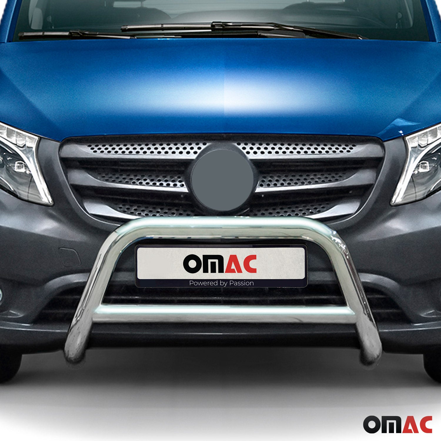 Frontbügel Frontschutzbügel für Mercedes Vito W447 2014-2019 ABE Stahl Silber