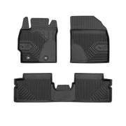 Fußmatten Gummimatten No.77 für Toyota Corolla 2007-2013 TPE Schwarz 3 tlg