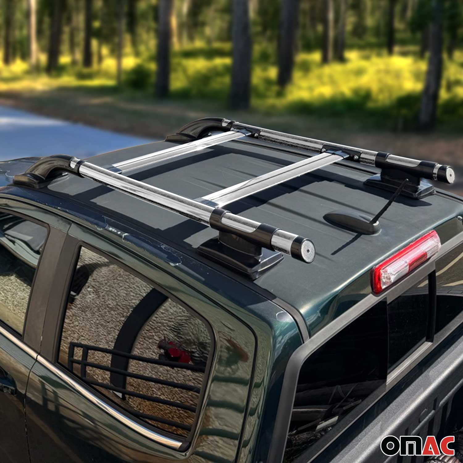 Dachreling & Dachträger Satz für Mazda BT-50 2007-2012 Alu Grau 4x