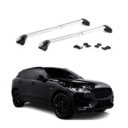 Dachträger Grundtäger für Jaguar F-Pace 2016-2025 100kg Alu Silber 2 tlg ABE