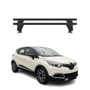 Menabo Dachträger für Renault Captur mk1 2013-2017 Pre-FL 50kg Alu Schwarz 2x