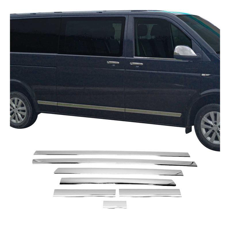 Seitentürleiste Türschutz für VW T6 T6.1 alle 2015-2024 Einzelschibetür Langer