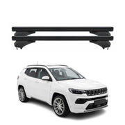 Menabo Dachträger Grundtäger für Jeep Compass III 2025-2026 Aluminium Schwarz 2x