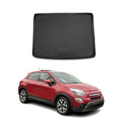 Kofferraummatte Kofferraumwanne für Fiat 500X 2014-2025 Gummi TPE Schwarz