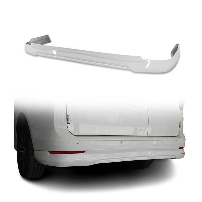 Heckspoiler Lippe Stoßstange Splitter für VW Caddy 2021-2025 Langer Grundiert