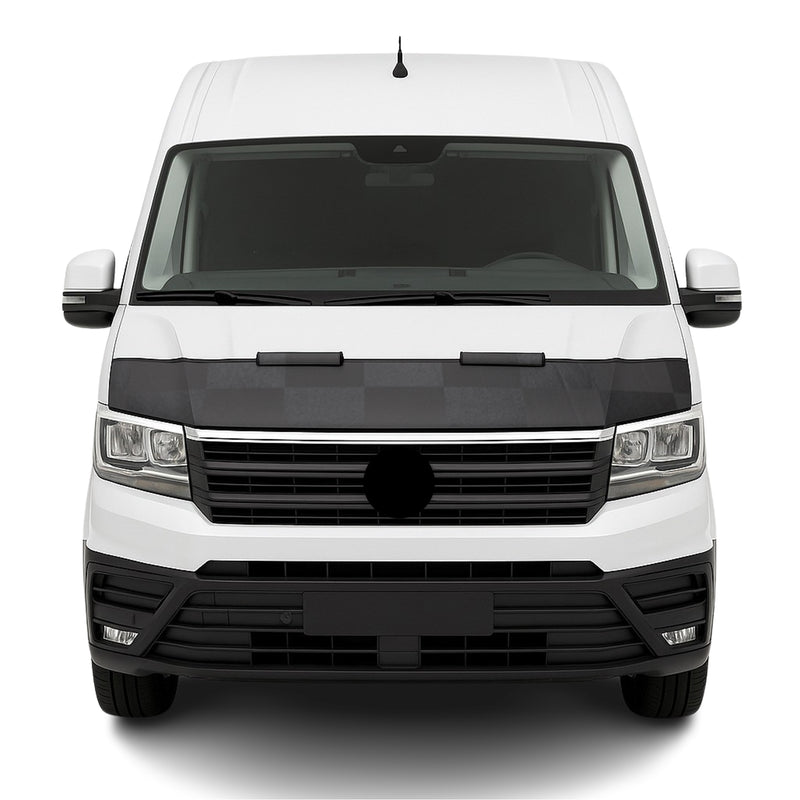 Kariert Haubenbra Steinschlagschutz für VW Grand California 2018-2025 Halb