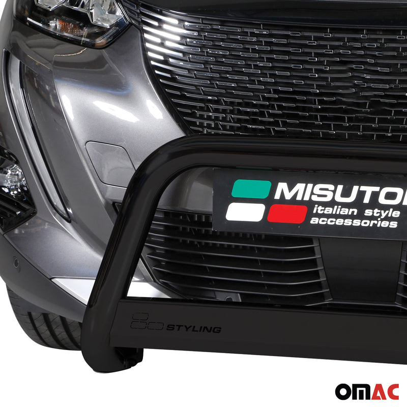 Frontbügel Frontschutzbügel für Peugeot 2008 2020-2025 ø63mm Stahl Schwarz