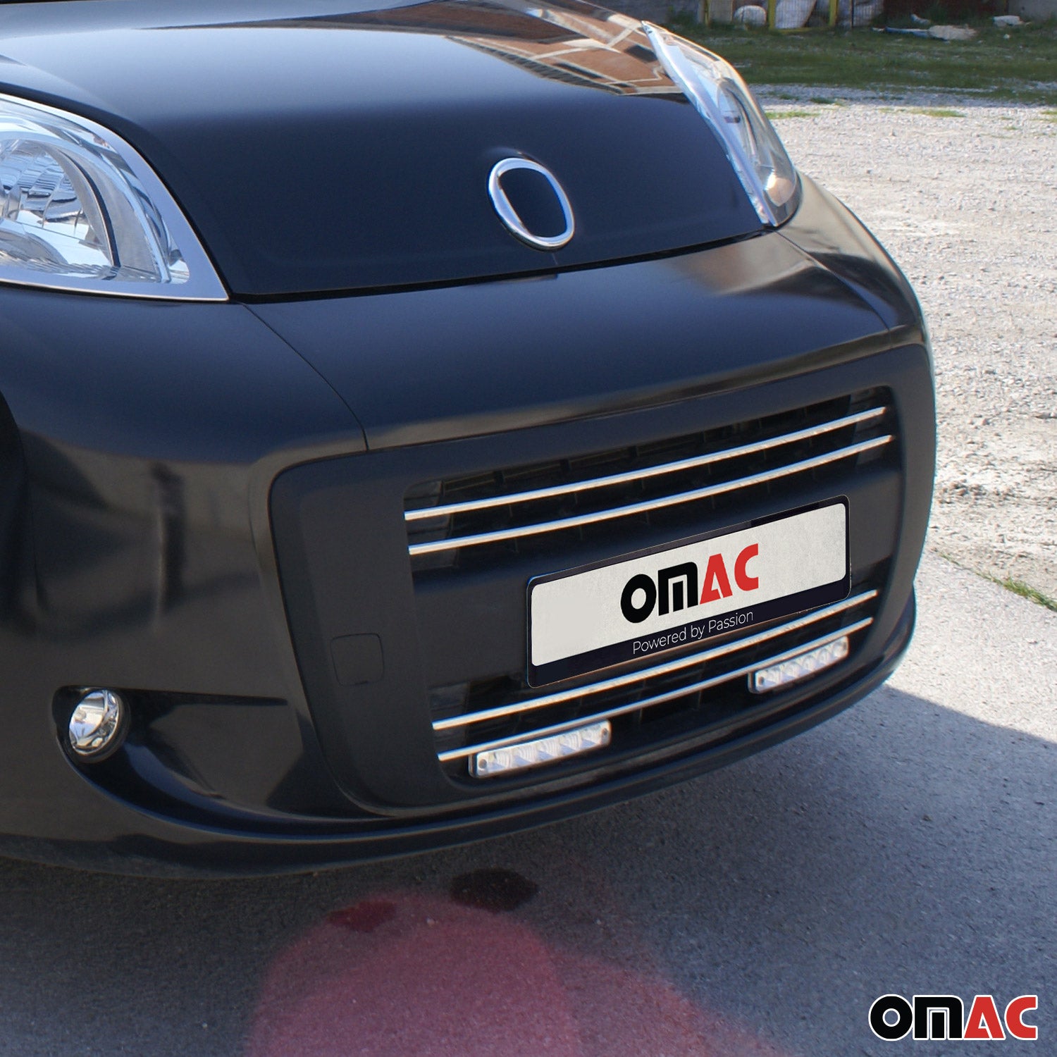 Kühlergrill Leisten Grillleisten für Peugeot Bipper 2008-2024 Edelstahl Chrom 4x