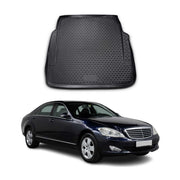 Kofferraummatte Kofferraumwanne für Mercedes S Klasse W221 2005-2013 Gummi TPE