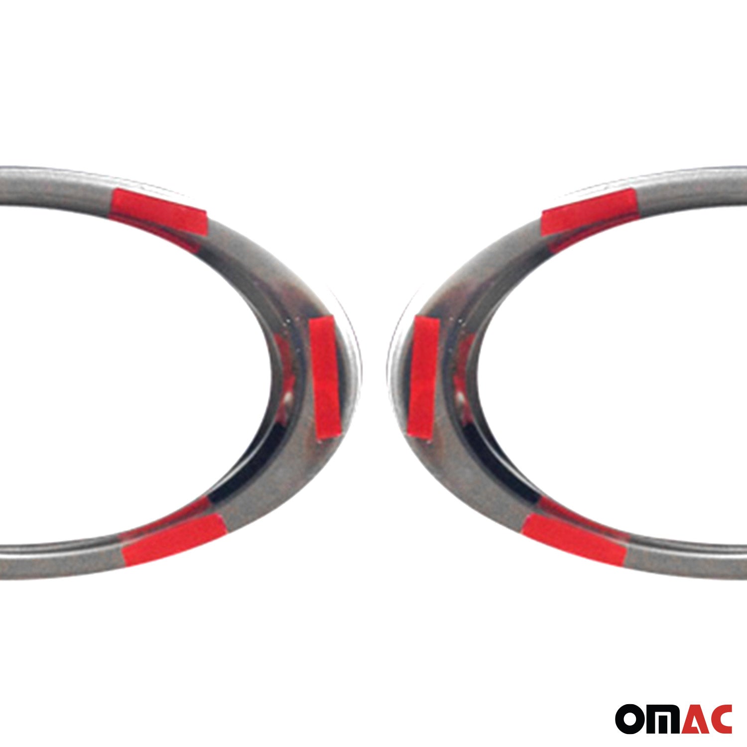 Nebelscheinwerfer Rahmen Umrandung für VW Caddy 2010-2015 Edelstahl Chrom 2tlg