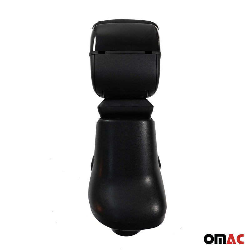 Armlehne Mittelarmlehne für Renault Clio 2012-2019 PU-Leder ABS Schwarz