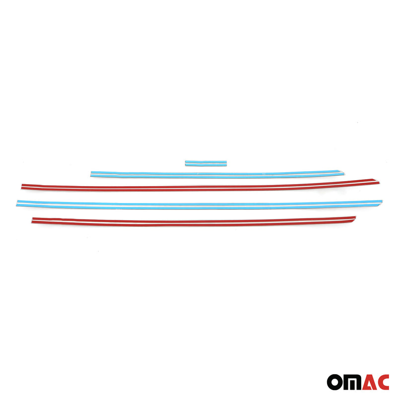 Seitentürleiste Türleiste für Volkswagen Transporter T7 2024-2025 Edelstahl 5x