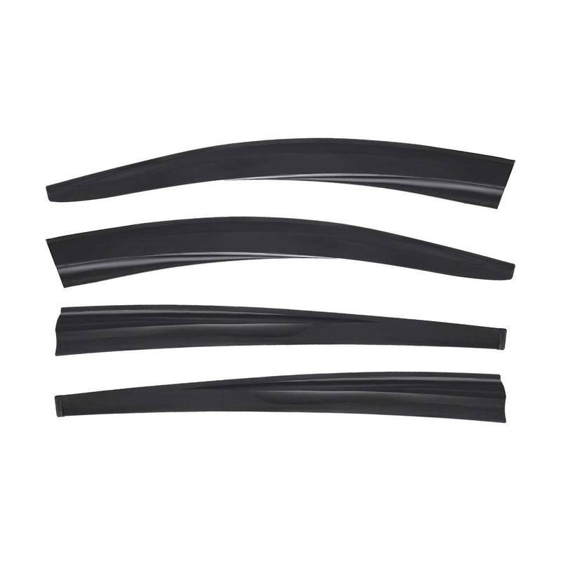 4x Windabweiser Regenabweiser für Dacia Sandero Stepway 2008-2012 Acryl Dunkel