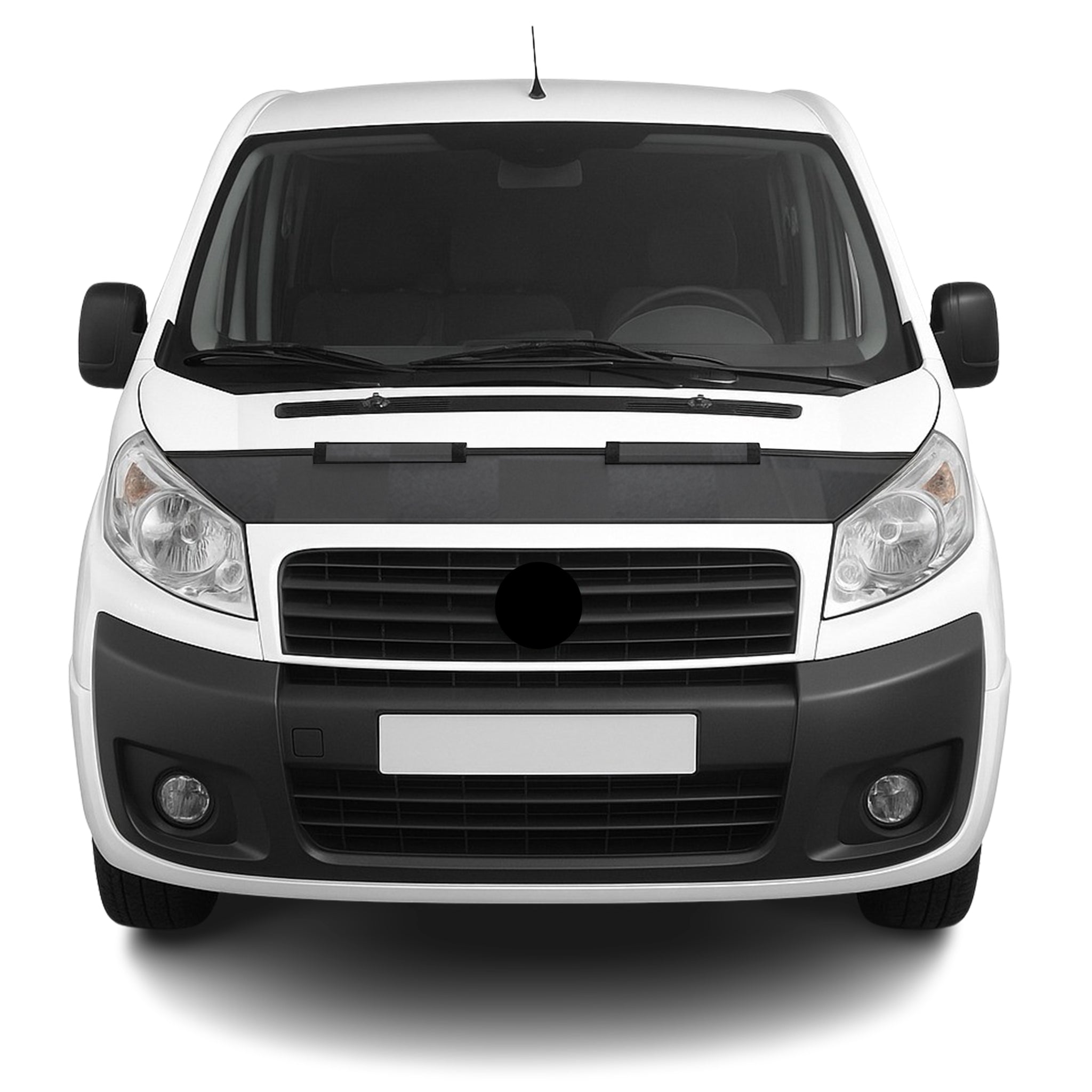 Haubenbra Steinschlagschutz Bonnet Bra für Fiat Scudo 2012-2016 Kariert Halb
