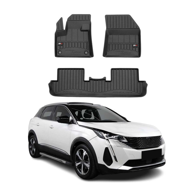 OMAC Gummi Fußmatten für Peugeot 3008 2016-2024 Premium TPE Automatten 4tlg