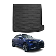 Kofferraummatte Kofferraumwanne für Audi Q8 4MN 2018-2026 Gummi TPE Schwarz