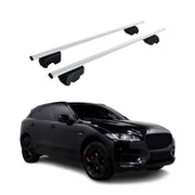 Dachträger Grundtäger für Jaguar F-Pace 2016-2025 75kg Metall Silber 2 tlg