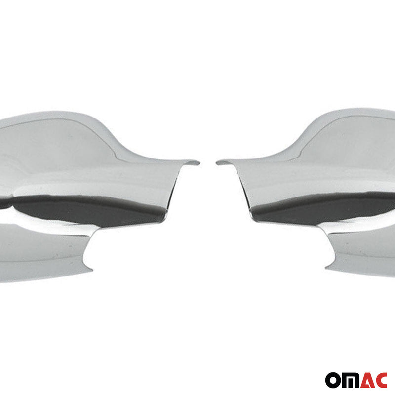 Spiegelkappen Spiegelabdeckung für Renault Thalia 2008-2013 Chrom ABS Silber