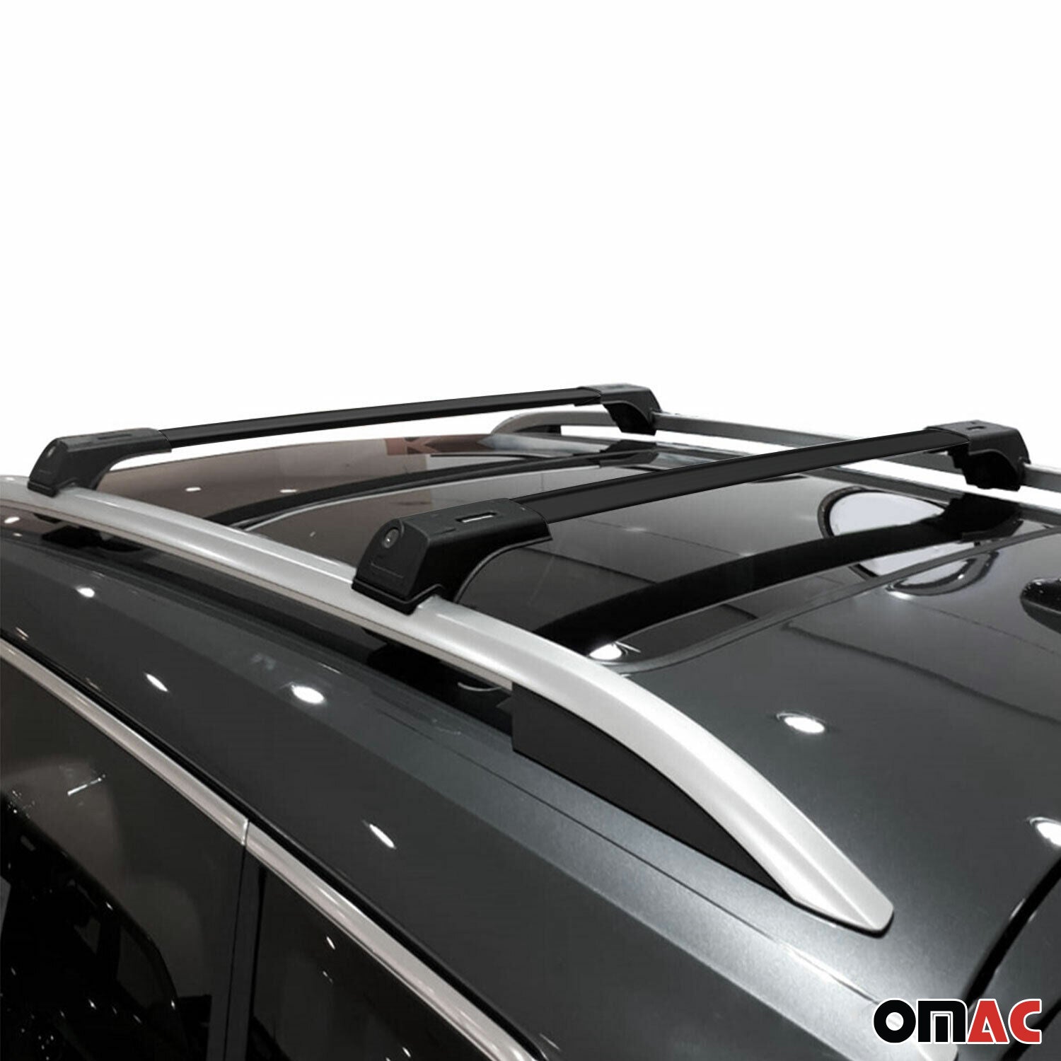 Dachträger Grundträger für Fiat Panda 2012-2026 Aluminium Schwarz 2x