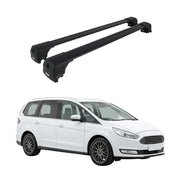 Dachträger Grundtäger für Ford Galaxy III 2015-2019 Pre-FL Aluminium Schwarz 2x