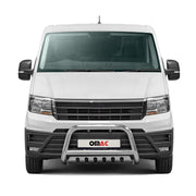 Frontbügel Frontschutzbügel für VW Crafter 2017-2026 mit ABE Edelstahl Silber