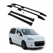 Dachreling & Dachträger Set für Peugeot Partner Tepee L1 2008-2018 Alu ABE