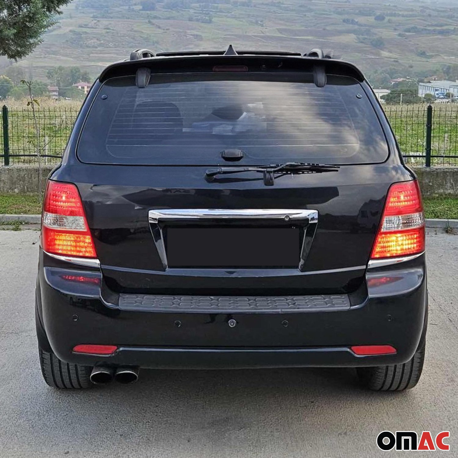 Rücklicht Leisten Heckleuchte für Kia Sorento 2002-2009 Edelstahl Chrom 2tlg