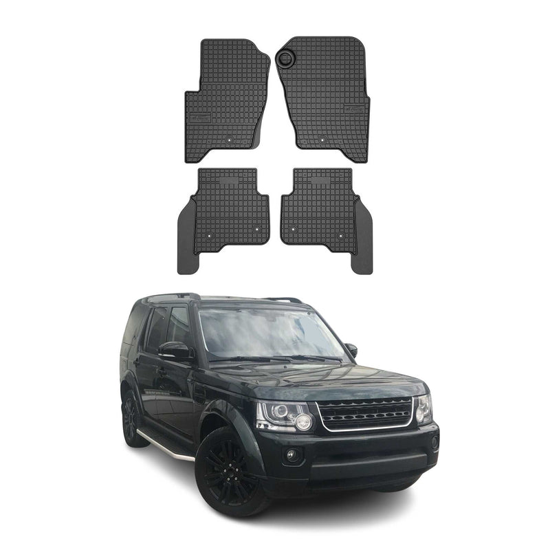 OMAC Gummi Fußmatten für Land Rover Discovery 2009-2016 Automatten Schwarz 4x