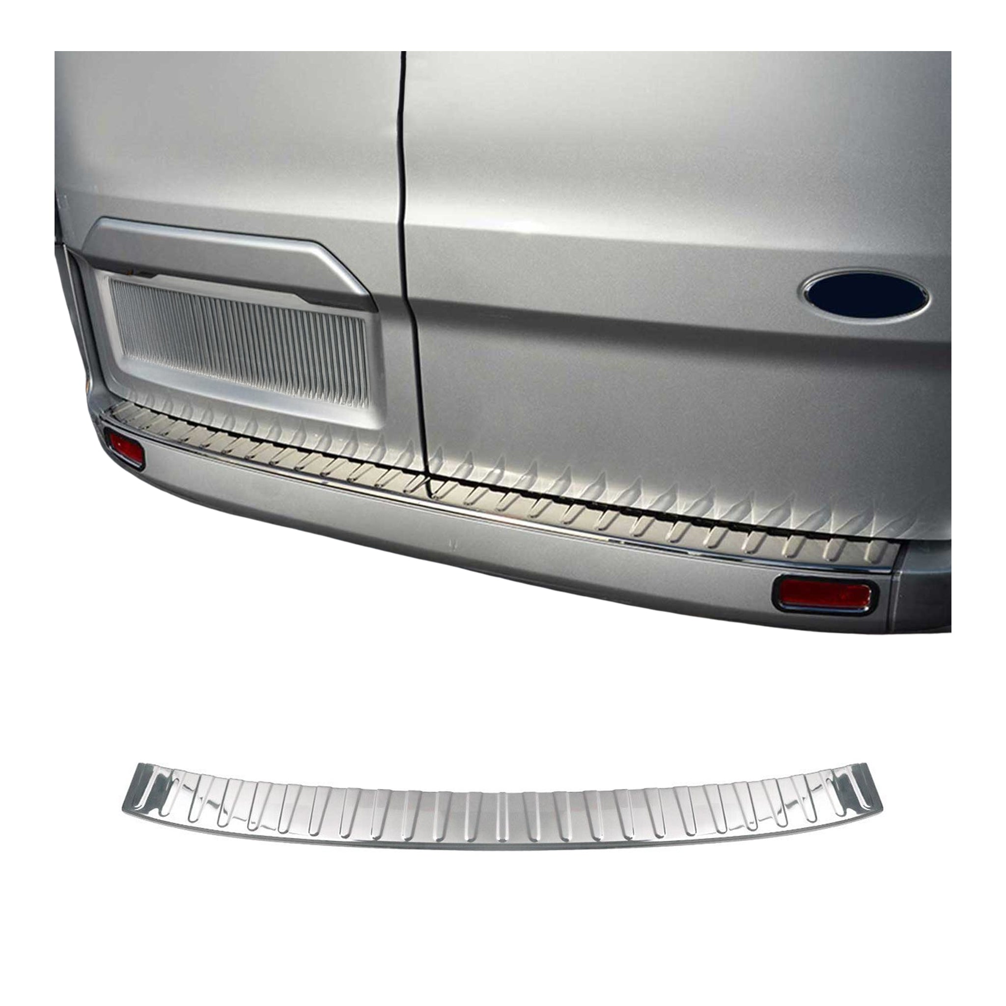 Ladekantenschutz Stoßstange für Ford Transit Tourneo Custom 2013-2022 Chrom